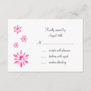 O casamento RSVP do cristal (branco)