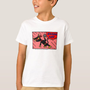 O CAT de NINJA dos mel caçoa o t-shirt da