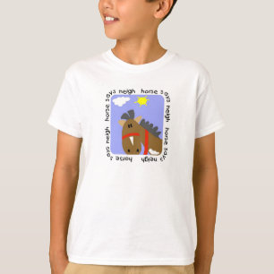 O cavalo diz o camiseta e os presentes do Neigh