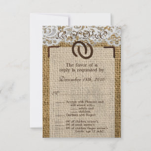 o cavalo do cartão de 3.5x5 R.S.V.P. calça a