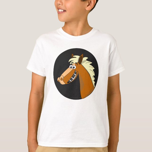 O cavalo do piano caçoa a camisa (Frente)