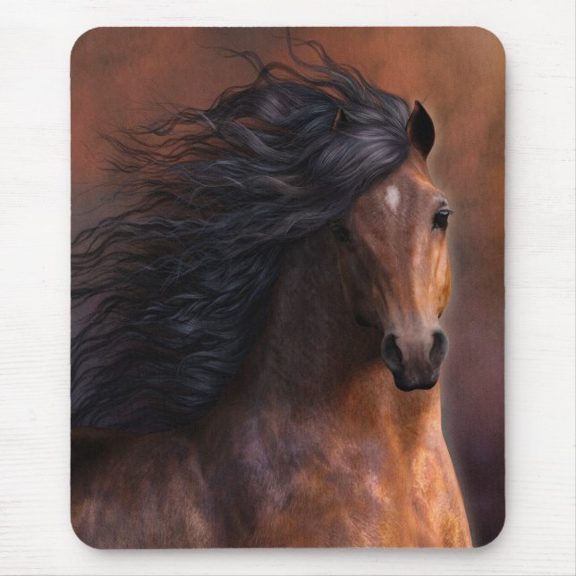 O cavalo Mousepad de Morgan (Frente)