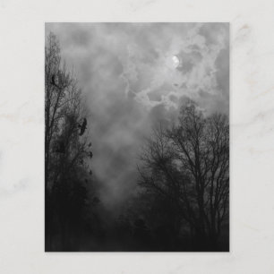 O céu de Halloween com Ravens Flyer