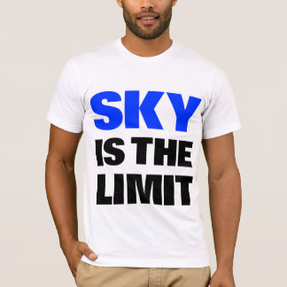 O céu é o t-shirt do limite