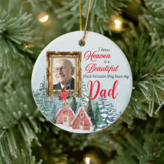 O Céu é um lindo ornamento redondo