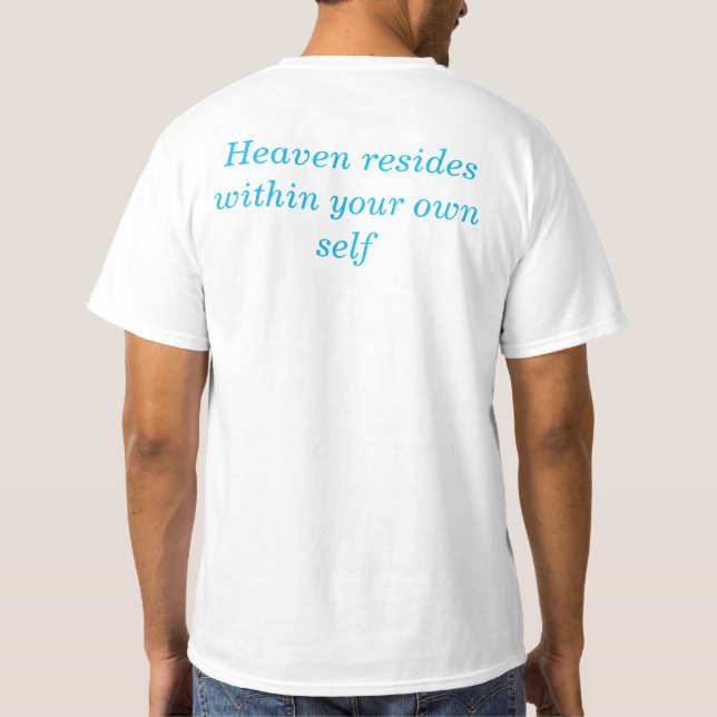 O céu está dentro de T-Shirt (Verso)