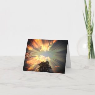 O céu ganhou um belo cartão de compaixão por anjo