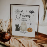 O Chá de fraldas De Halloween Favorece O Folheto O<br><div class="desc">Para um chá de fraldas de Halloween, escolher nossos itens Boho é uma forma fantástica de trazer um espírito lúdico e festivo para a celebração. A charmosa mão pintada de aquarela do design capta perfeitamente o lado divertido e caprichoso de um chá de fraldas festivo e assustador, criando uma atmosfera...</div>