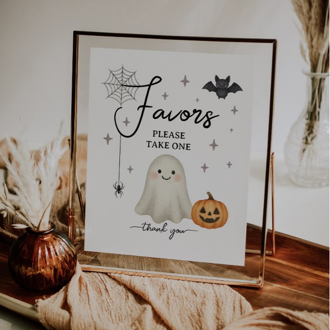 O Chá de fraldas De Halloween Favorece O Folheto O (Criador carregado)