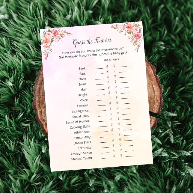 O Chá de fraldas Elefante Adivinha O Cartão De Jog (Criador carregado)