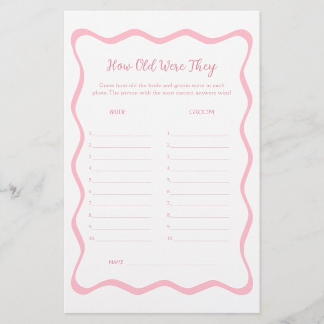 O Chá de panela rosa acendido adivinha o jogo da i (Frente)