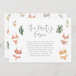 O champanhe de cacto de lingerie de caça em calça