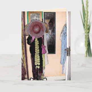 O chapéu do Patsy & o lenço - cartão de letra