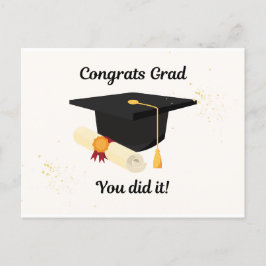 O chapéu para você: Cartões de Graduação