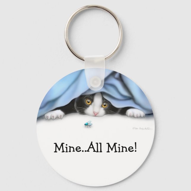 O Chaveiro do Fly Hunter Cat (Frente)