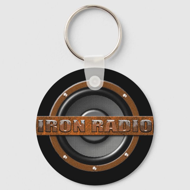 O chaveiro IronRadio. (Frente)