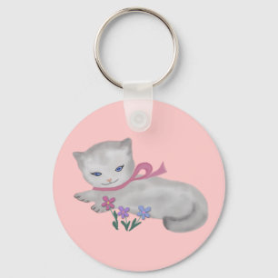 O chaveiro pequeno do gatinho