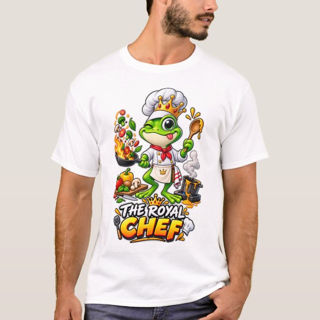 O Chef Real – Camiseta Engraçada de Culinária de S (Frente)