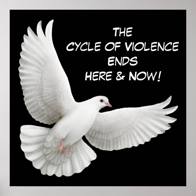O ciclo de violência termina aqui Poster (Frente)