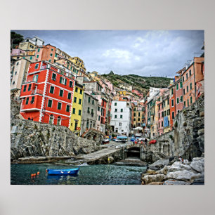 O Cinque Terre - Riomaggiore, poster 20x16 de