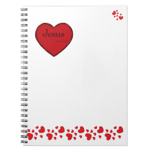 O clássico caderno espiral Jesus é meu Senhor!