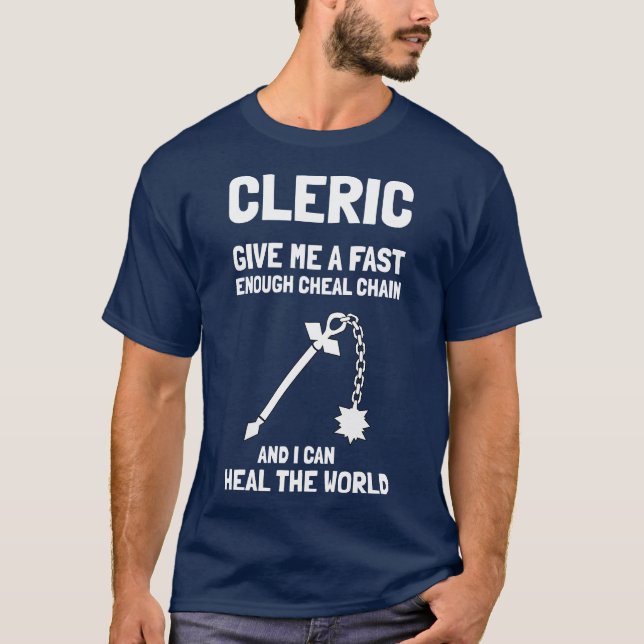 O clero "cura t-shirt do mundo" (Frente)