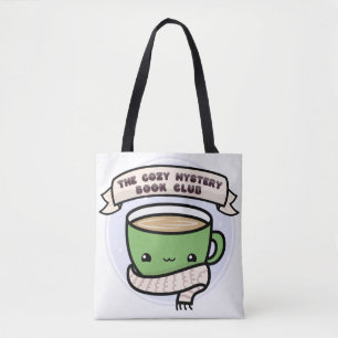 O Clube do Livro Misterioso Cozy Tote Bag