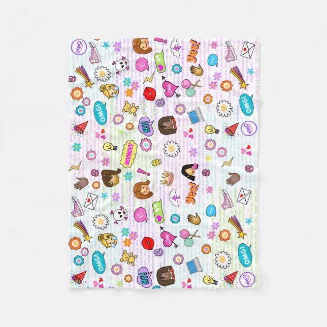 O cobertor da Srta. Oji em Branco (Frente)