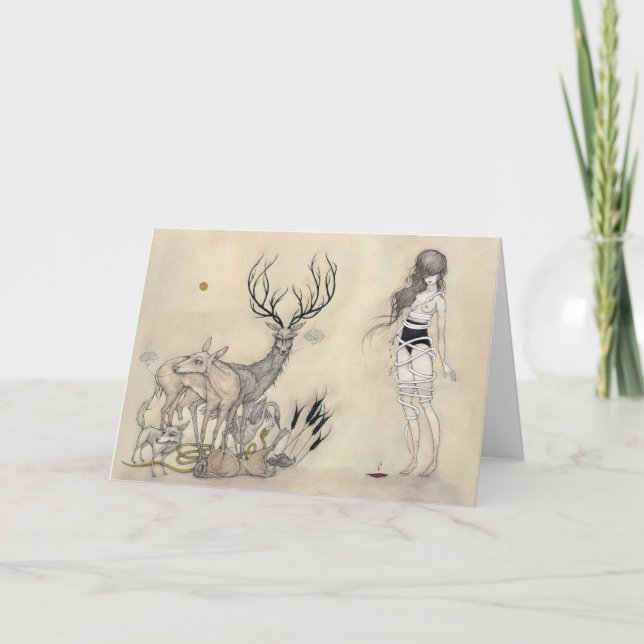 O cobra branco - cartão (Frente)