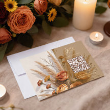 O Código QR do Cartão de Resposta para Casamento d
