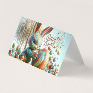 O coelho da Páscoa Abstrato sorriu