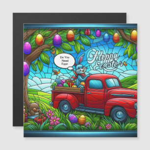 O coelho da Páscoa aspergindo sua poeira mágica.