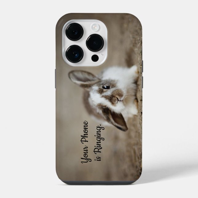 O Coelho Escuta iPhone / iPad case (Verso)