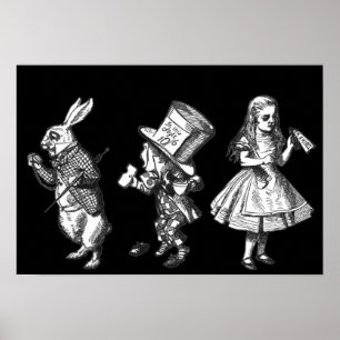 O Coelho, o Ódio e a Poster Alice Wonderland