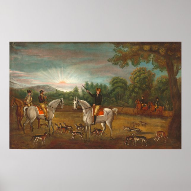 O começo da caça - Poster de arte norte-americana (Frente)