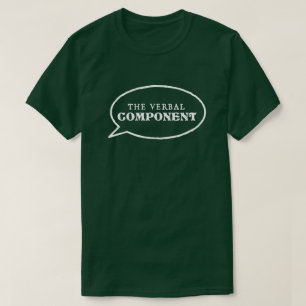 O componente verbal T-Shirt - Verde