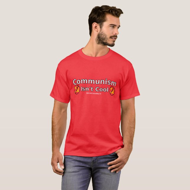O comunismo não é o t-shirt legal dos homens (Frente Completa)