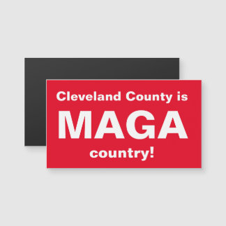 O Condado de Cleveland é ímã liso do país de MAGA