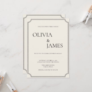 O CONJUNTO DE CONVITE ORGÂNICO da The Wedding Edit