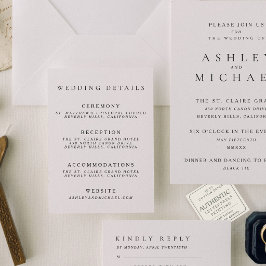O Conjunto St. Claire | Detalhes de Casamento Eleg
