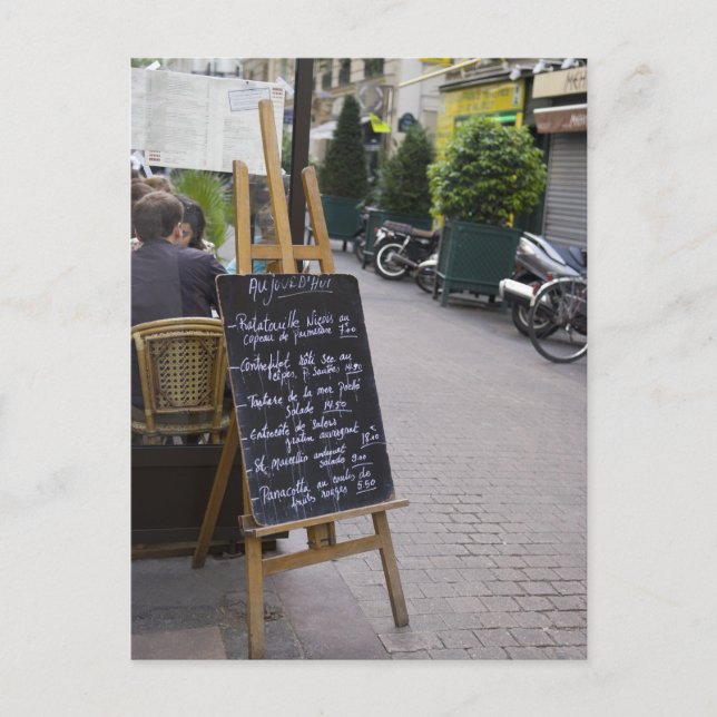 O conselho do menu dos restaurantes (Frente)