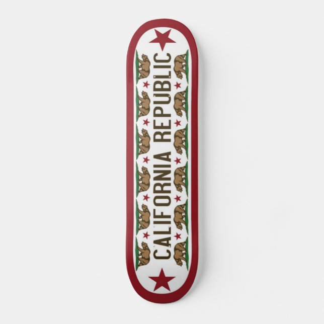 O conselho do skate de Califórnia com urso de (Frente)