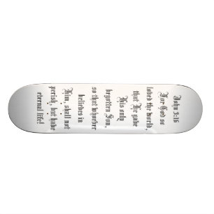 O conselho do skate do 3:16 de John