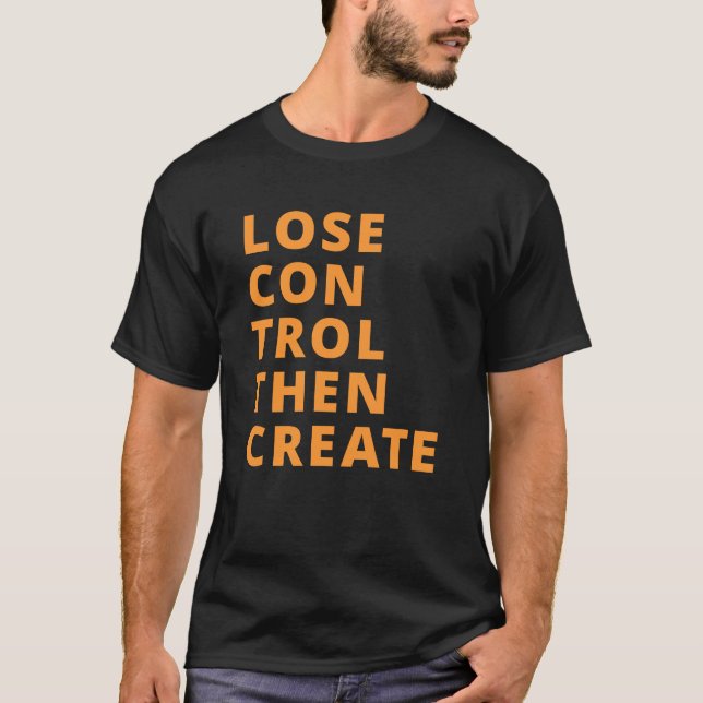 O controle do perder cria então o t-shirt de (Frente)