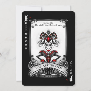 O Convite à Festa de Halloween do Cartão de Cori