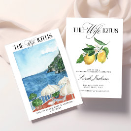 O Convite à Festa de solteira da Esposa Lotus