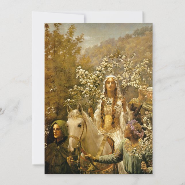 O Convite à Morte da Rainha Guinevere (Frente)