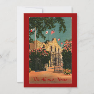 O Convite Alamo Vintage Texas