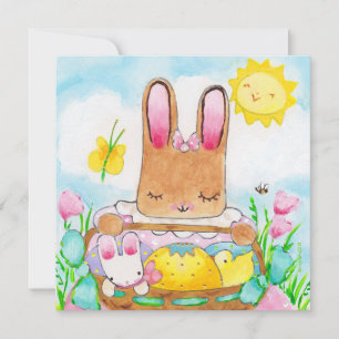 O convite da Mary para a Cesta de Páscoa