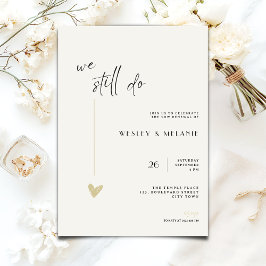 O convite de aniversário de casamento - Preto - Do